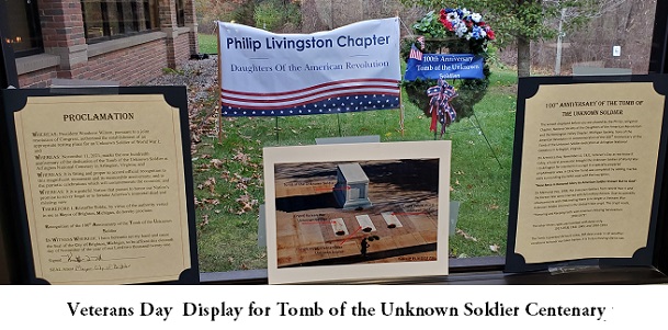 2021 Veterans Day Display